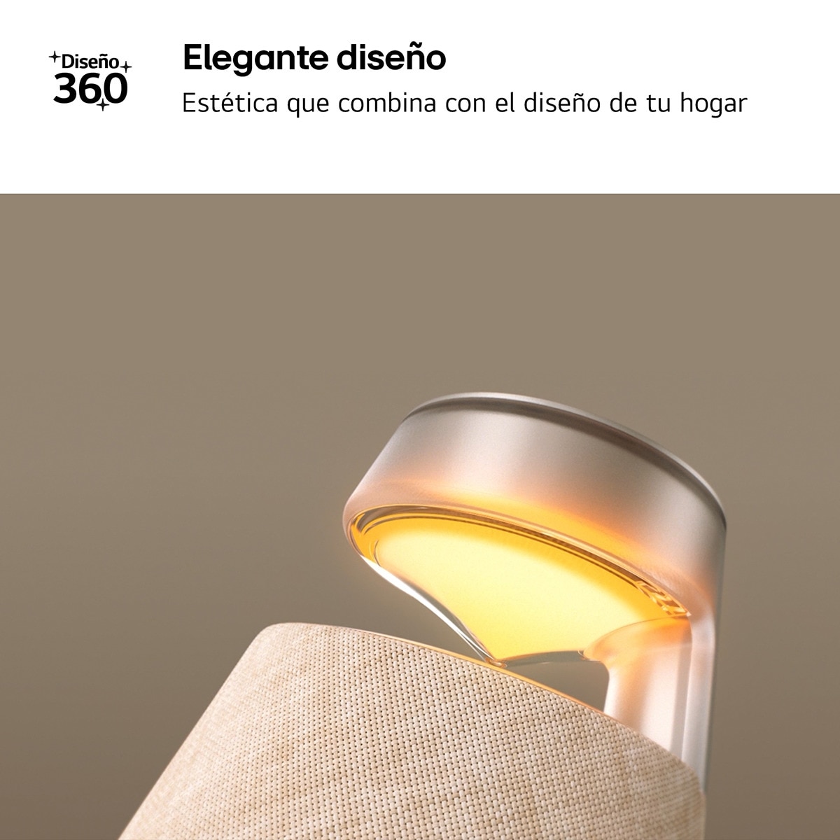 Altavoz portátil LG XBOOM 360 XO2TBE, 20W, 15 Horas autonomía, Iluminación, Resistencia IP55 a polvo y agua Beige-10