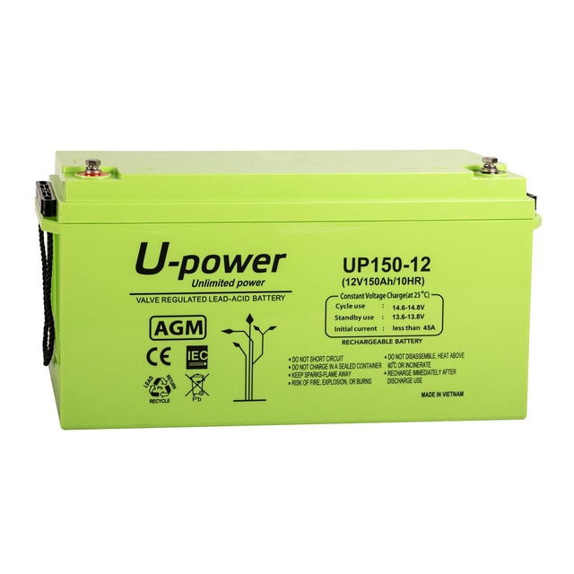 Batería AGM Monoblock UP150-12 12V 160,5Ah