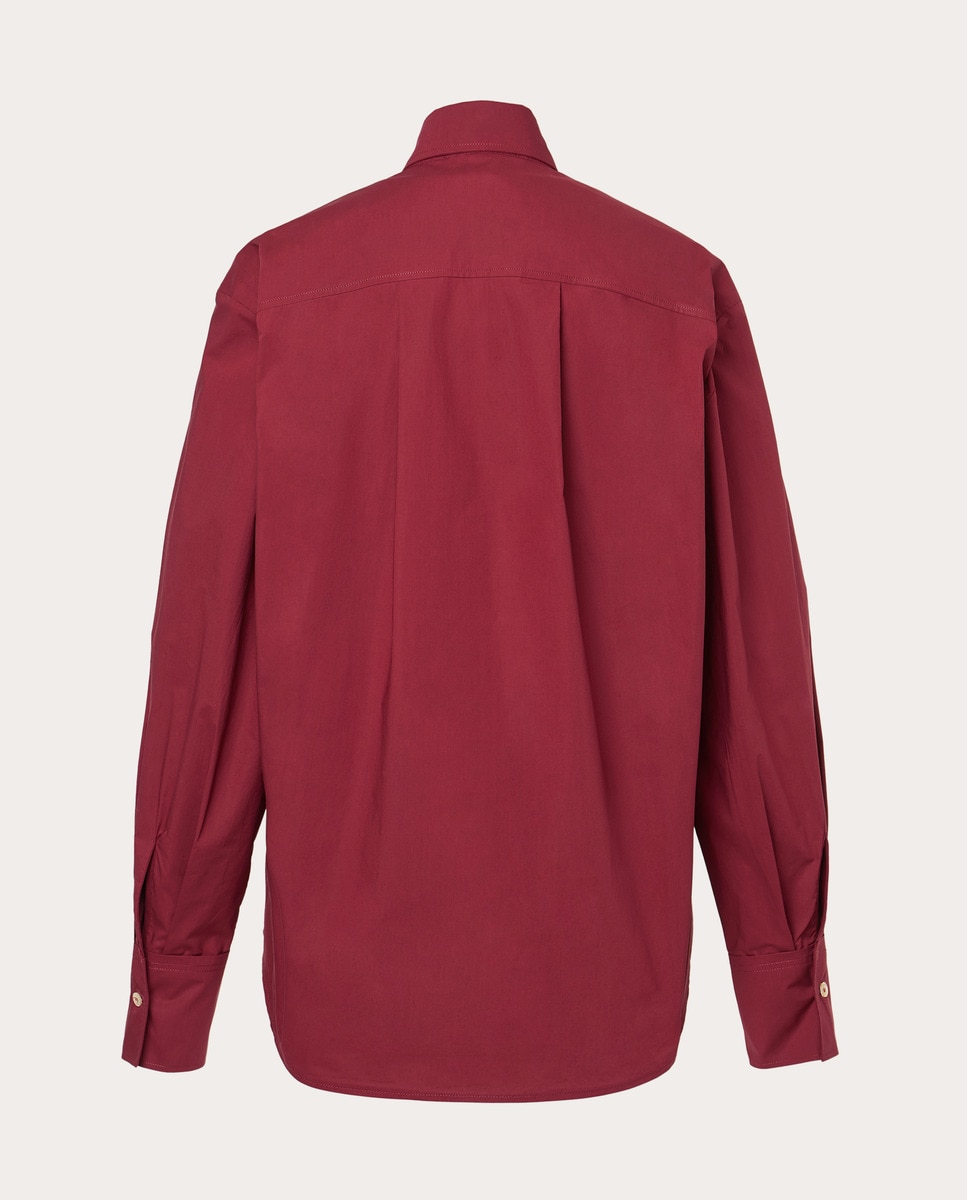 Camisa de algodón Rojo-2