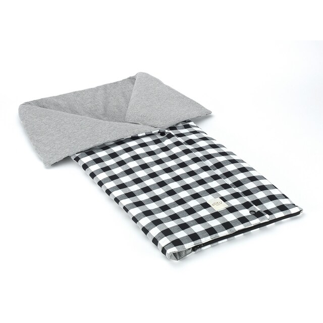 Imagen 0 de Wrap / Arrullo cuadro vichy  Negro / Blanco