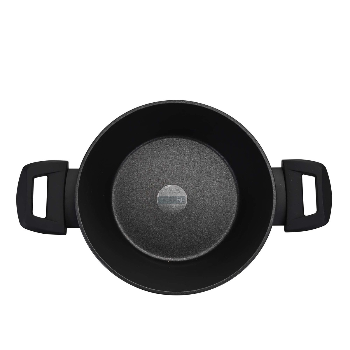 Caçarola de Alumínio Forjado com Efeito Pedra Preto-2