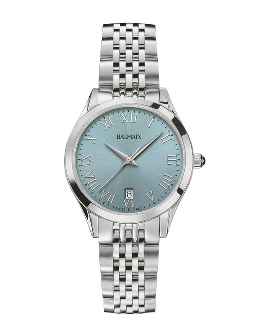 Imagem 0 de Relógio Balmain Classic R 34mm light blue/steel
