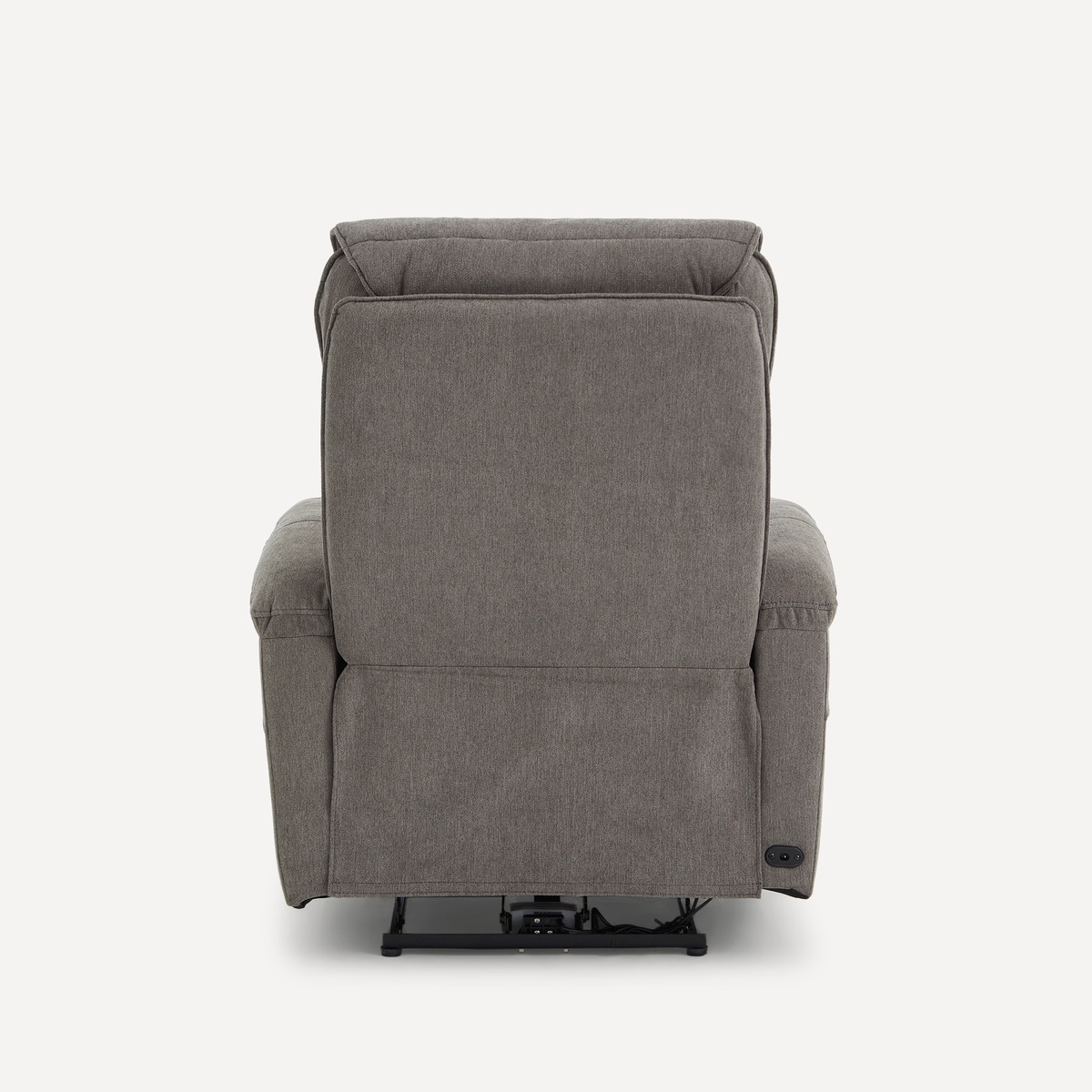 Poltrona Estofada com Relax Elétrico Draco Cinzento-escuro-4