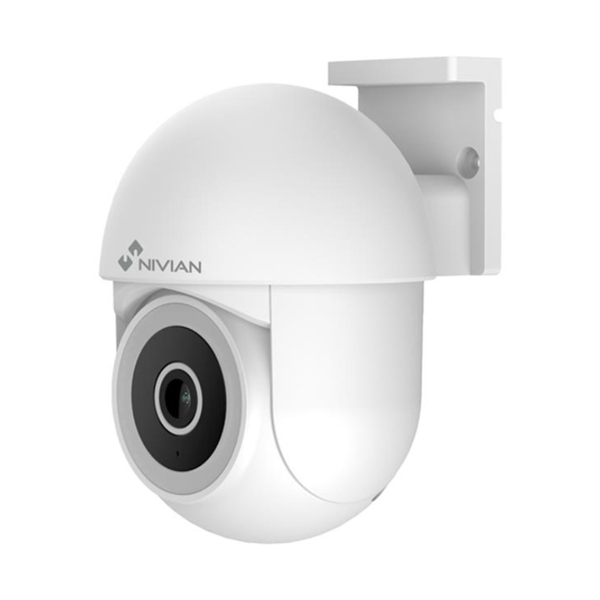 Cámara de vigilancia exterior Nivian IPC-0S4-L-MINI, Wi-Fi, 2K, Detección de Movimiento y Autotracking Blanco-1