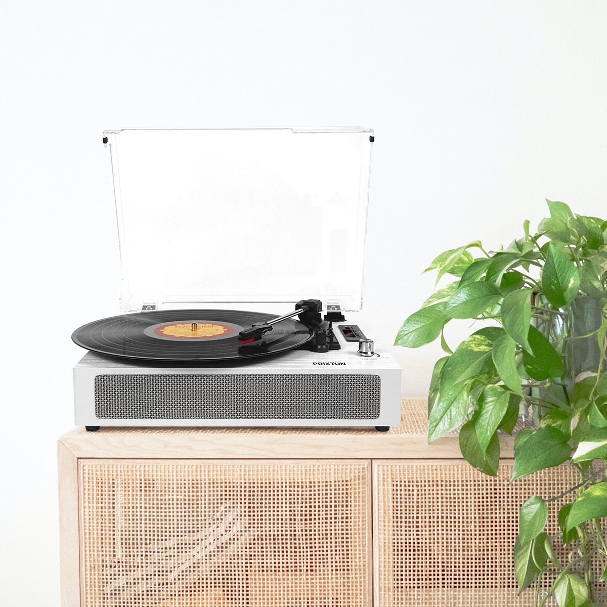 Tocadiscos Prixton Studio Deluxe Blanco / Negro-7