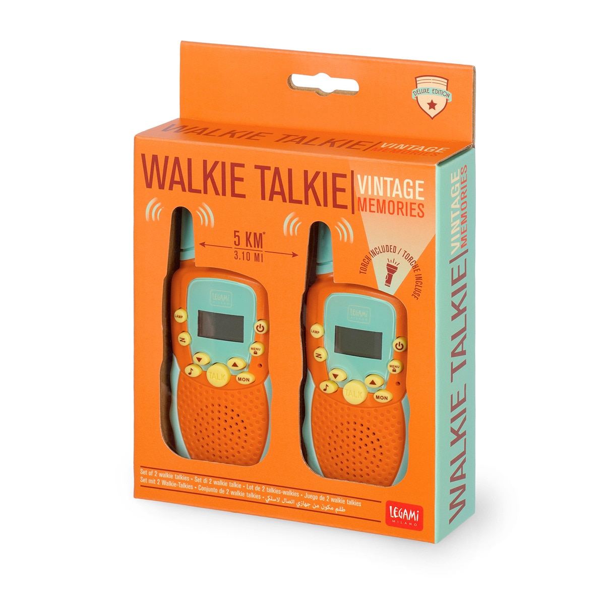 Walkie Talkies Legami laranja / turquesa 5