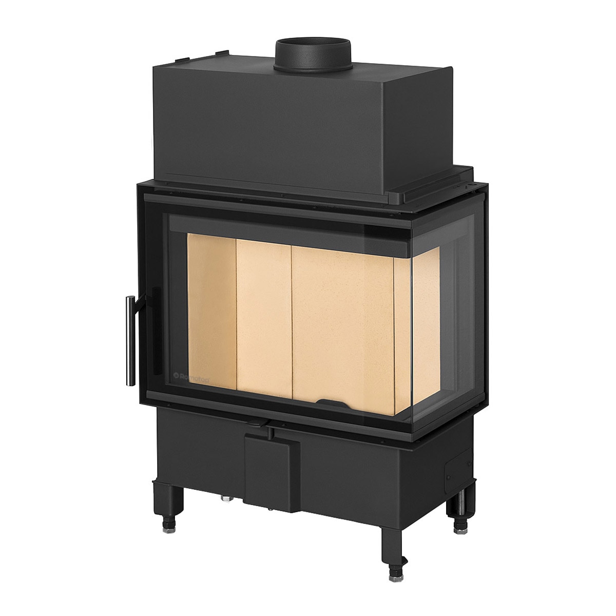 Imagen 0 de Chimenea Leña Heat F68/31 Esquinera Derecha Puerta Lateral