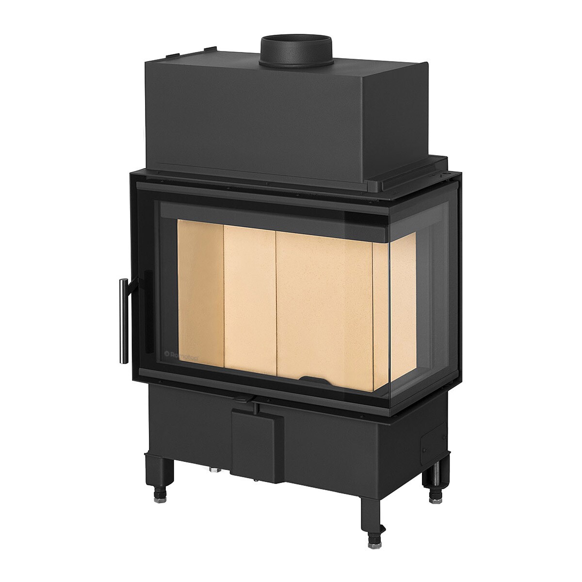 Imagen 0 de Chimenea Leña Heat 81/40 Esquinera Derecha Puerta Lateral