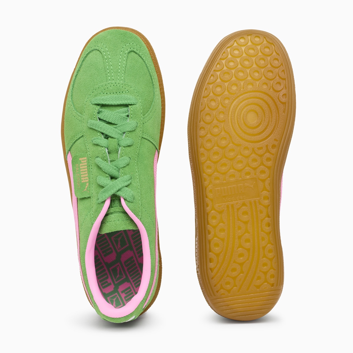 Sapatilhas Casual de Mulher Palermo Verde / Rosa-3