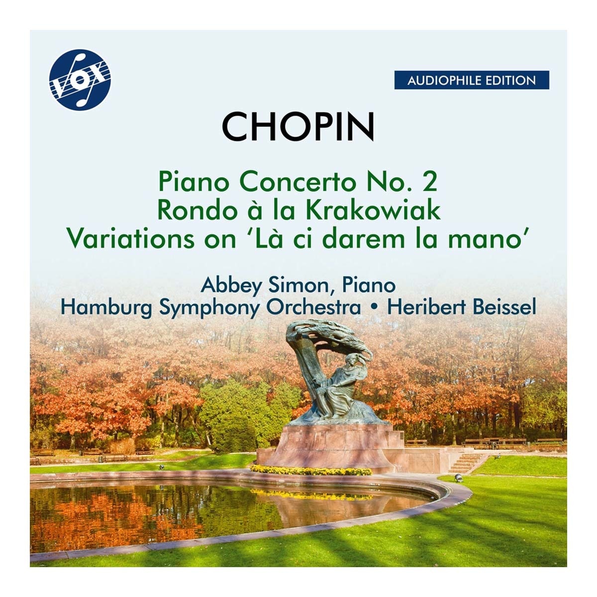 Imagen 0 de Chopin: Concierto para piano nº 2  / Krakowiak / Variaciones " La ci darem la mano" (CD)