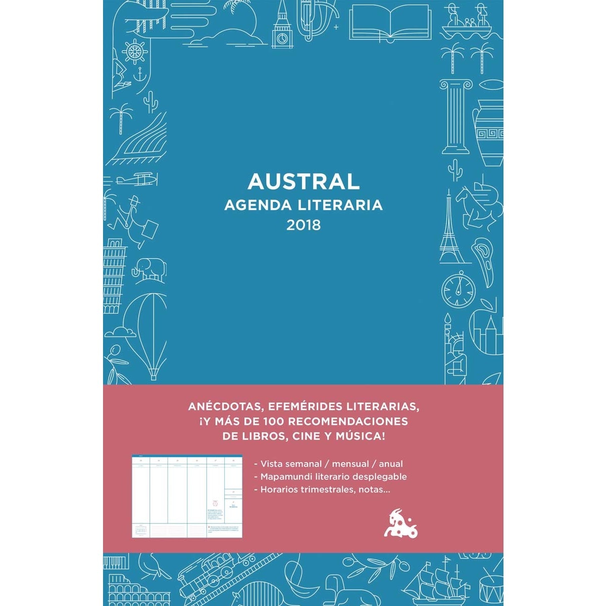 Agenda Austral 2018 (Capa mole com abas) 1