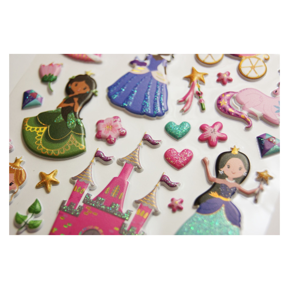 Imagen 0 de Pegatinas tweeny foamy princesas Global gift multicolor