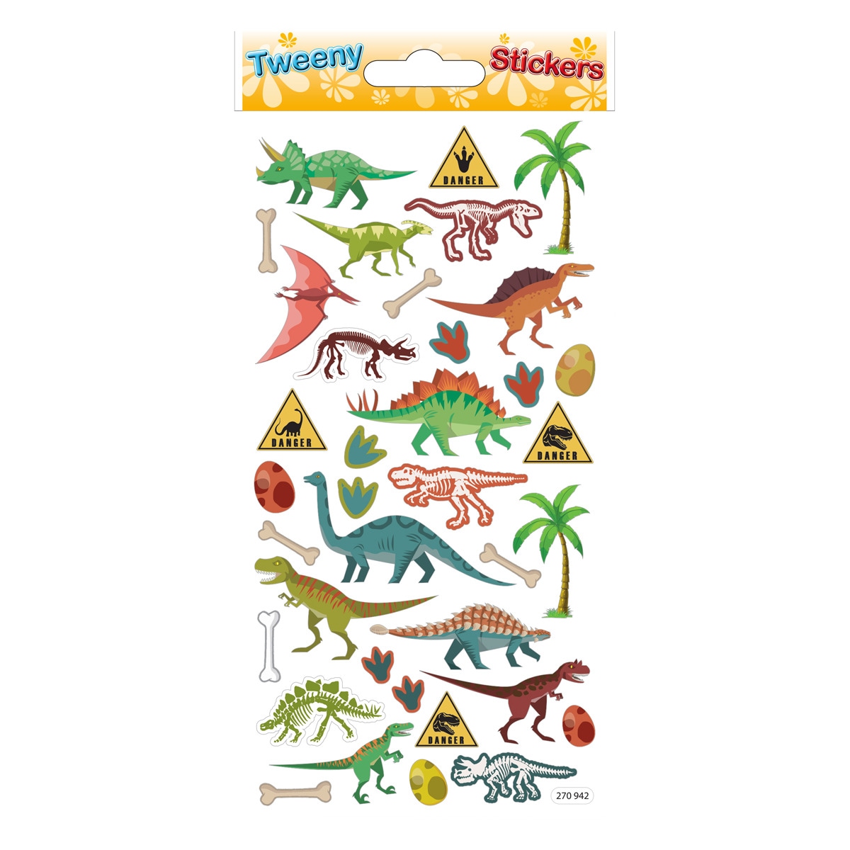 Pegatinas tweeny foamy dinosaurios Global gift multicolor Multicolor-2