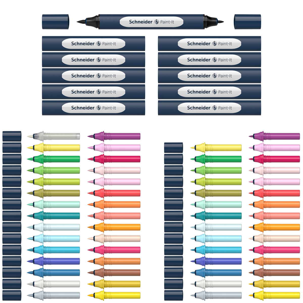 Caja Twin marker Paint-It 040 - 72 piezas Schneider multicolor Multicolor-3