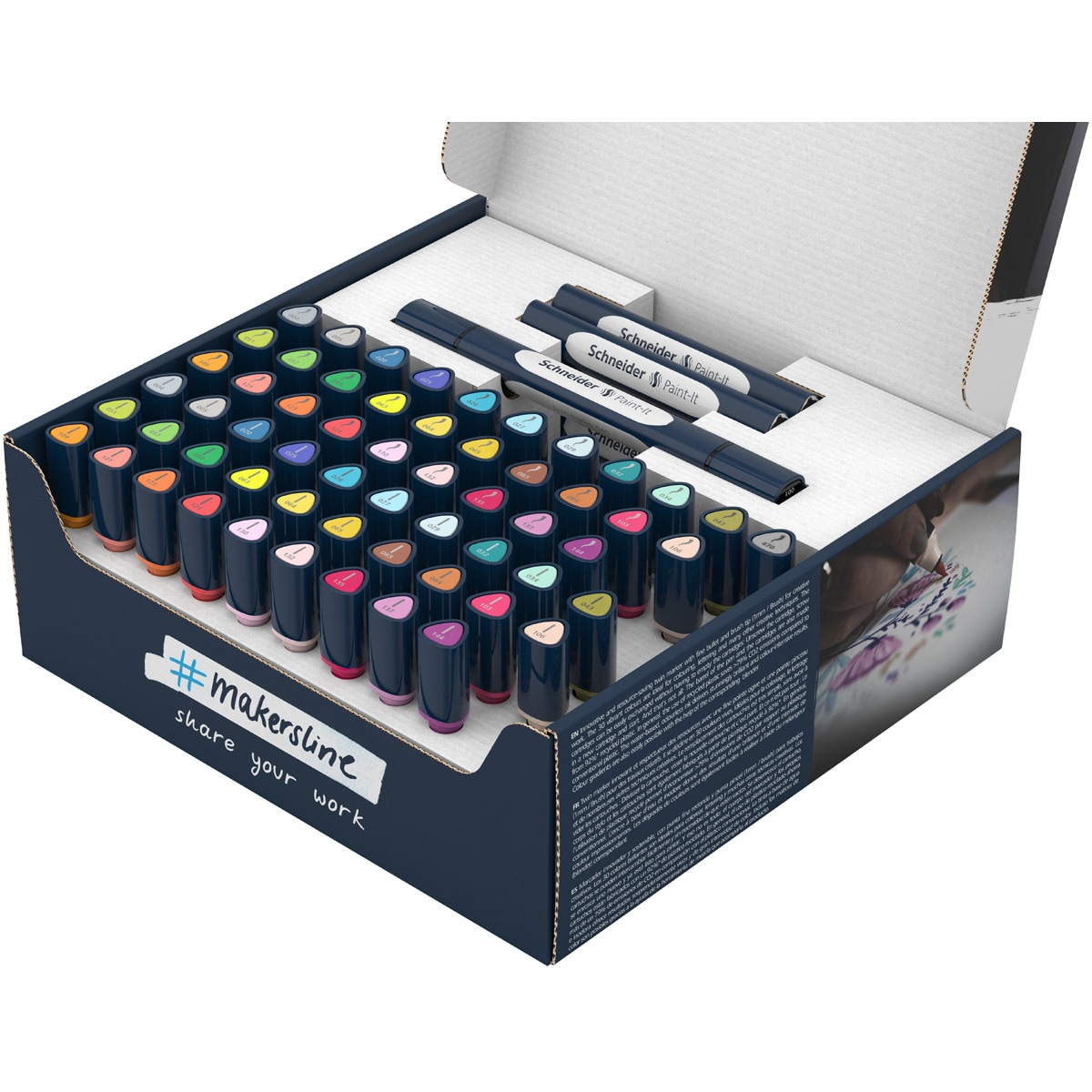 Caja Twin marker Paint-It 040 - 72 piezas Schneider multicolor Multicolor-2