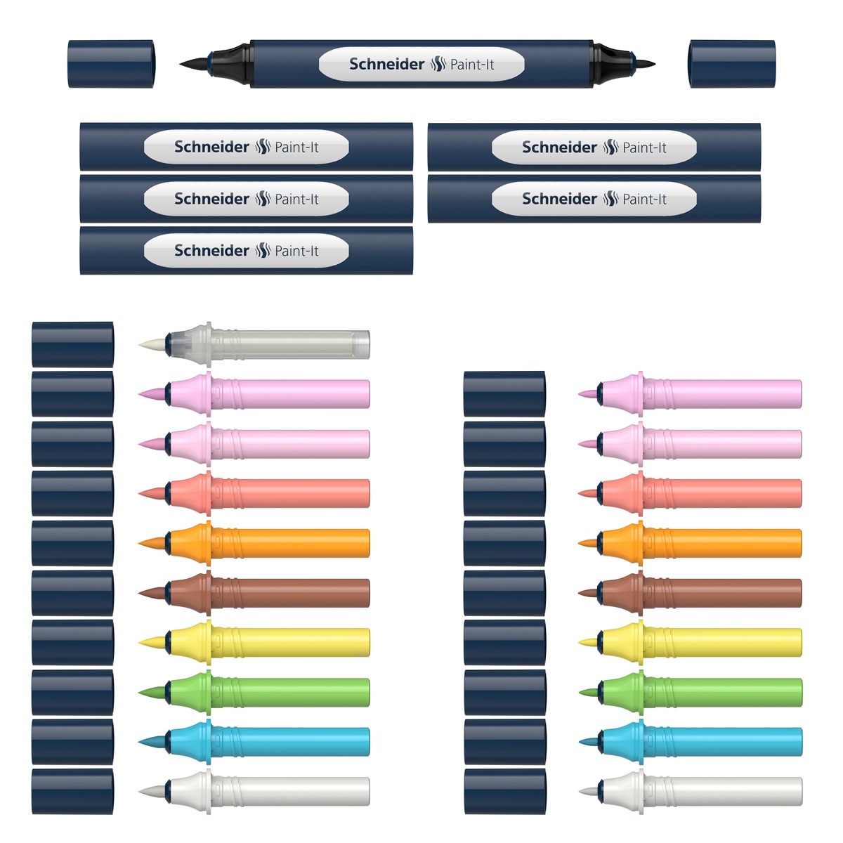 Caja Twin marker Paint-It 040 - 27 piezas Schneider multicolor Multicolor-3