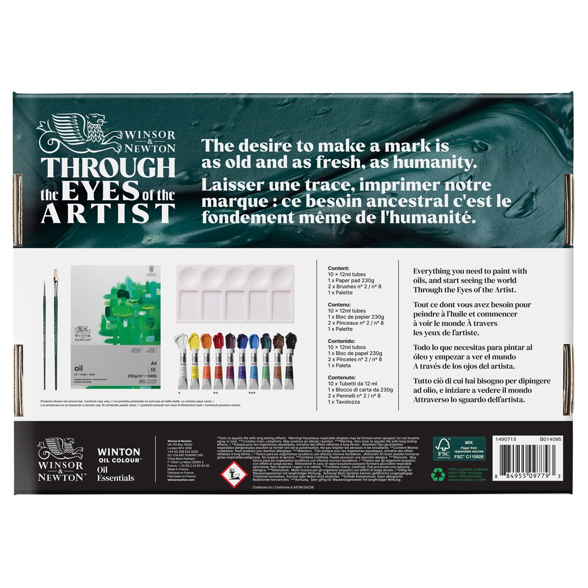 Set Iniciación Oleo Winton Winsor&Newton 3