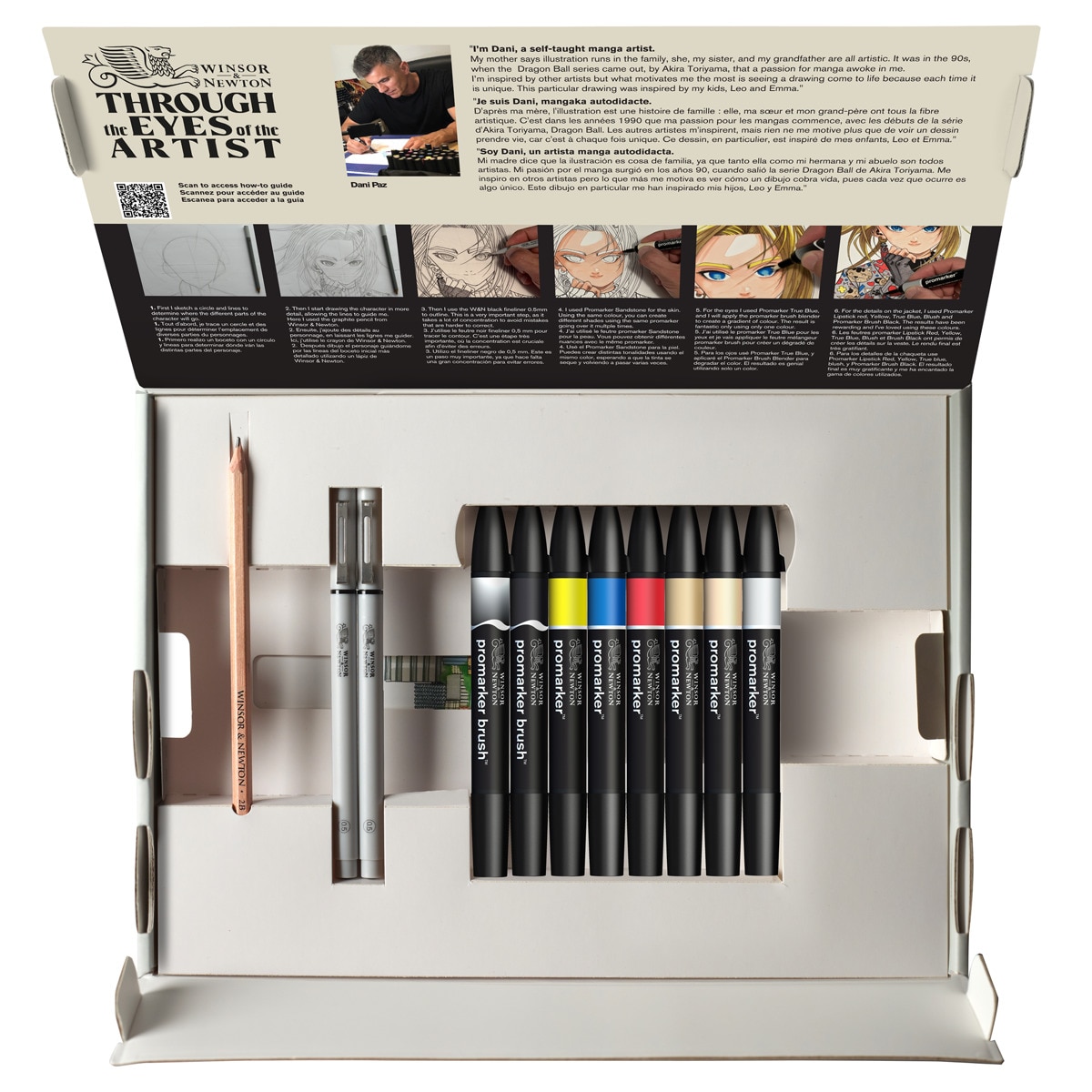 Set Iniciación Ilustación Manga Winsor&Newton 2