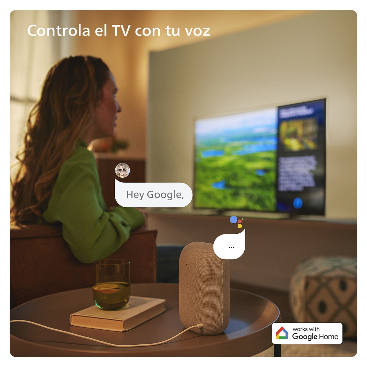 TV LED 126cm (50") Philips Ambilight The One 50PUS8919 UHD 4K, Dolby Vision y Dolby Atmos, Titan OS, Smart TV Gris Antracita-10