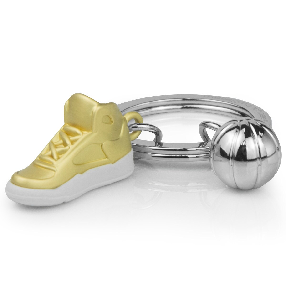 Llavero Metalmorphose zapatilla de basket y pelota colgante 4