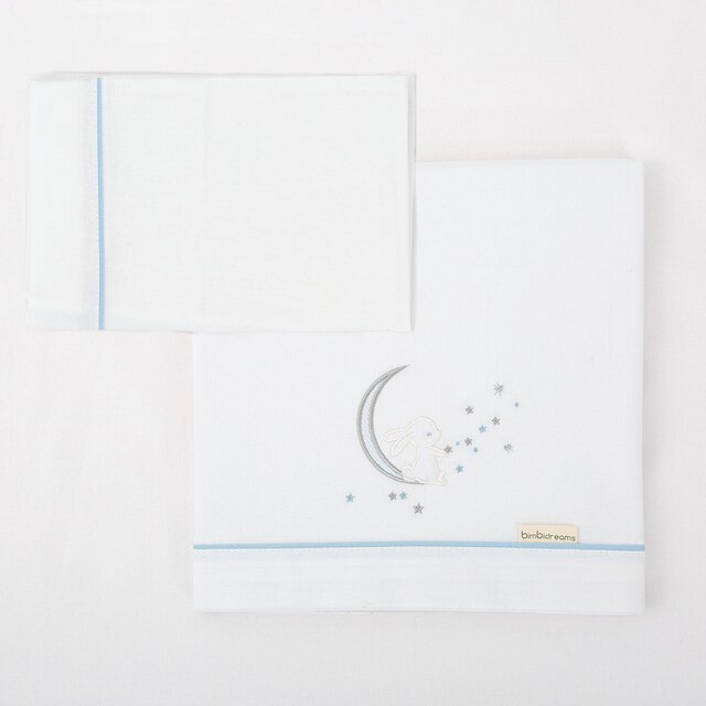 Imagen 0 de Juego de sábanas 3 piezas para minicuna Moon