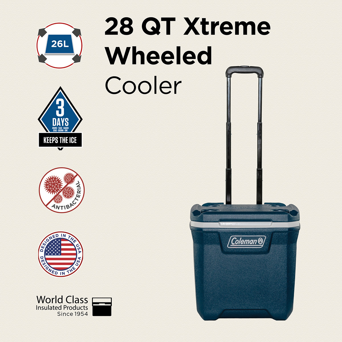 Geleira Rígida Xtreme - 26 L Azul-5