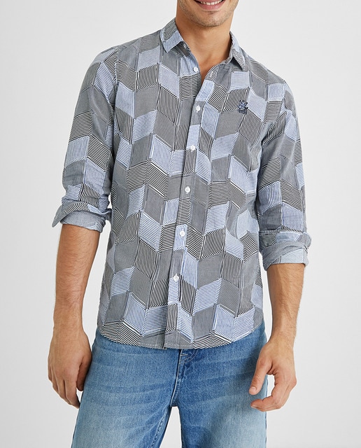 Imagen 0 de Camisa tejido manga larga