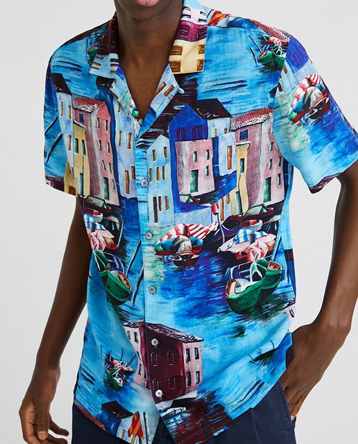 Imagen 0 de Camisa tejido manga corta