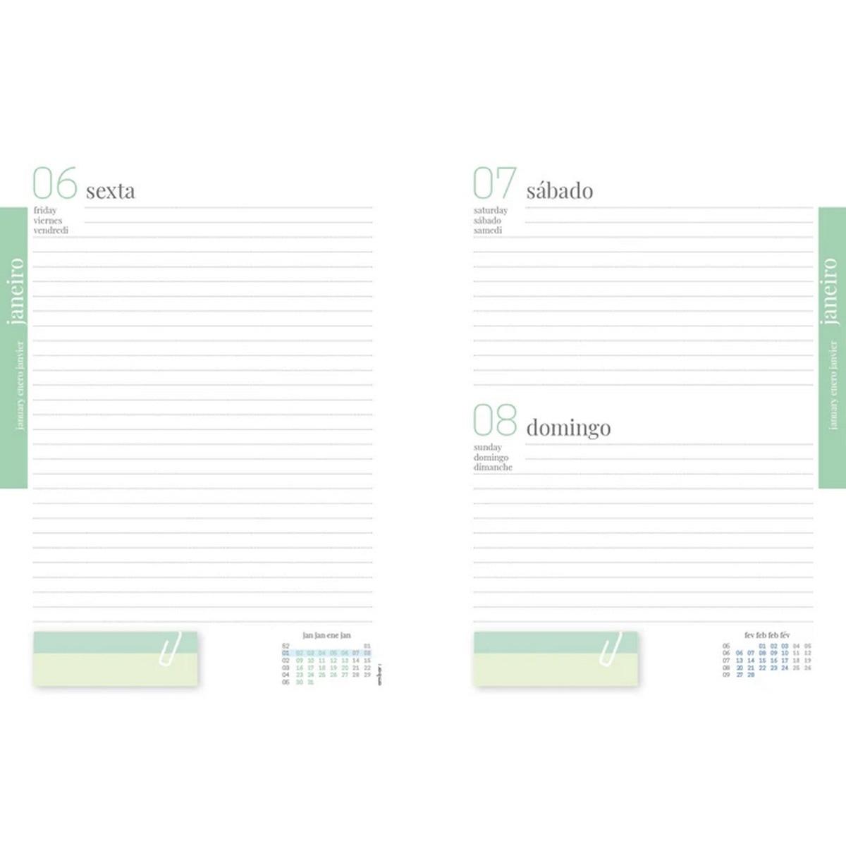 Agenda Escolar A6 Star Moon 3