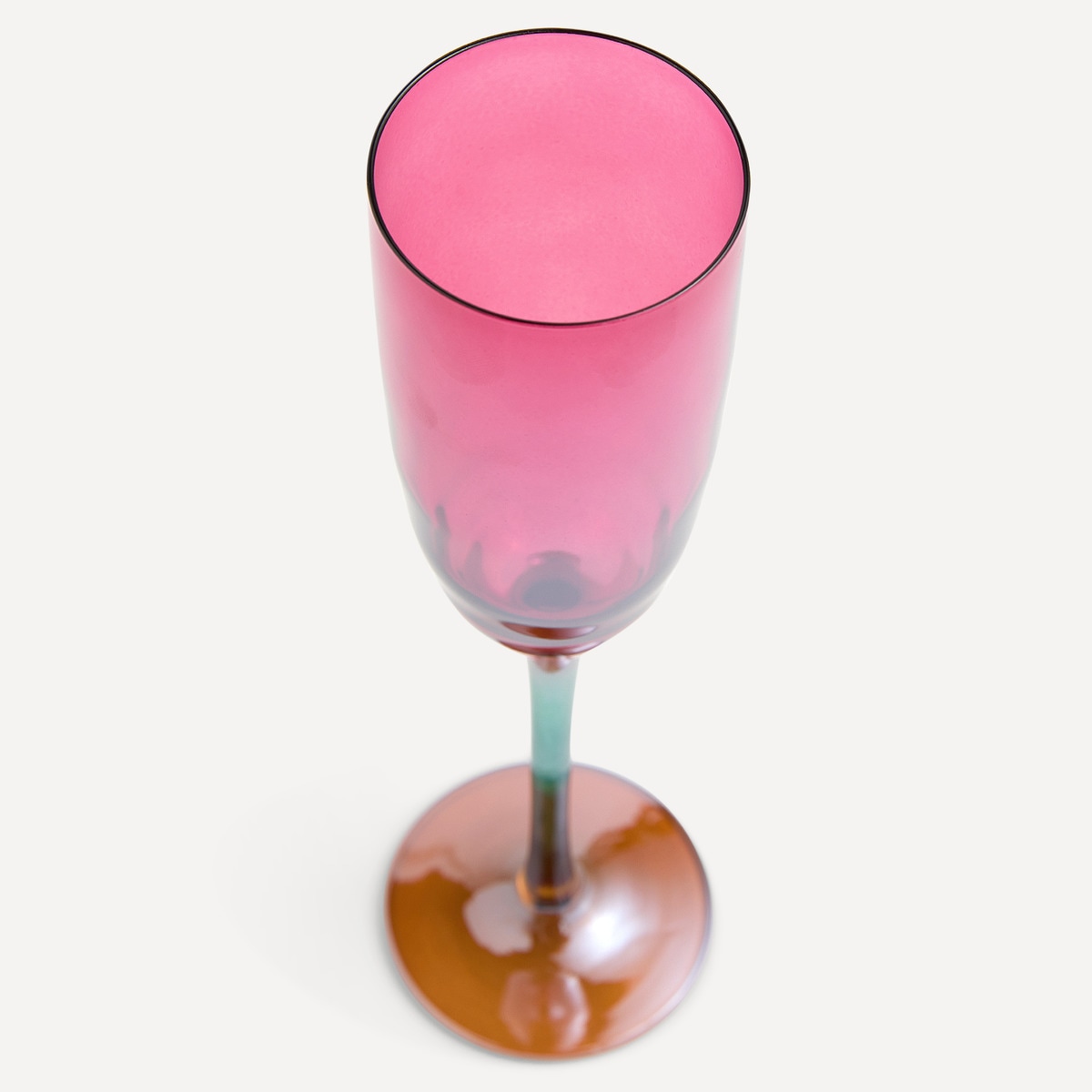 Juego de 4 copas de Champán de cristal Berlín El Corte Inglés Multicolor-2