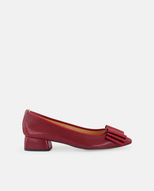 Imagen 0 de Zapatos de tacón de mujer con adorno de lazo