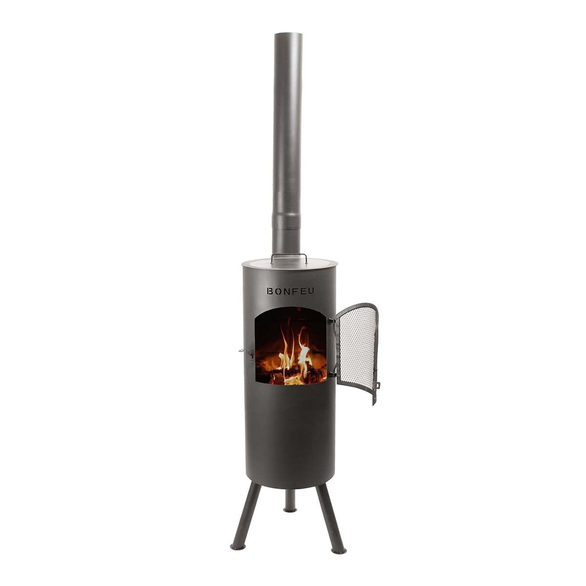 Imagen 0 de Chimenea de Leña Exterior Bongiano L Black