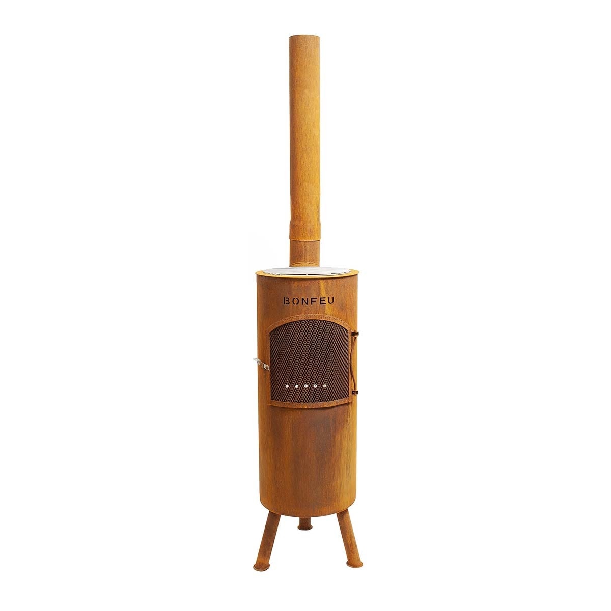 Imagen 0 de Chimenea de Leña Exterior Bongiano L Corten