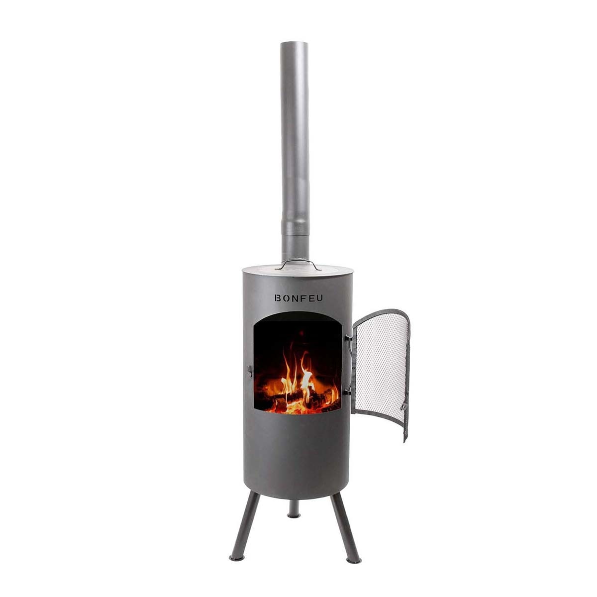 Imagen 0 de Chimenea de Leña Exterior Bontino Black