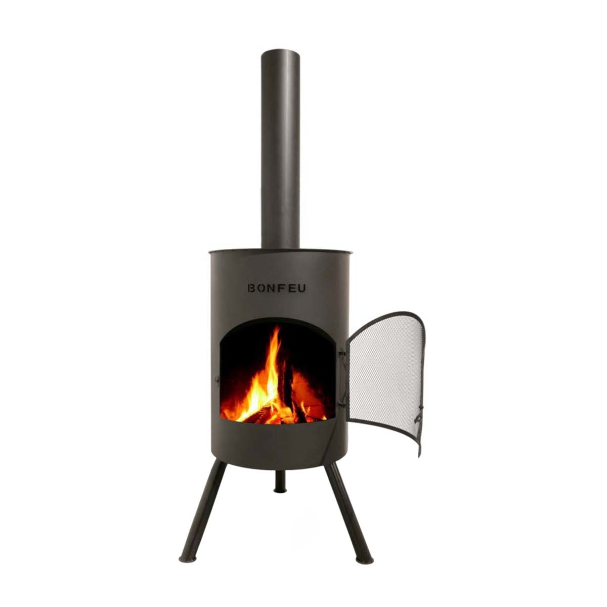 Imagen 0 de Chimenea de Leña Exterior Bonton 50 Black