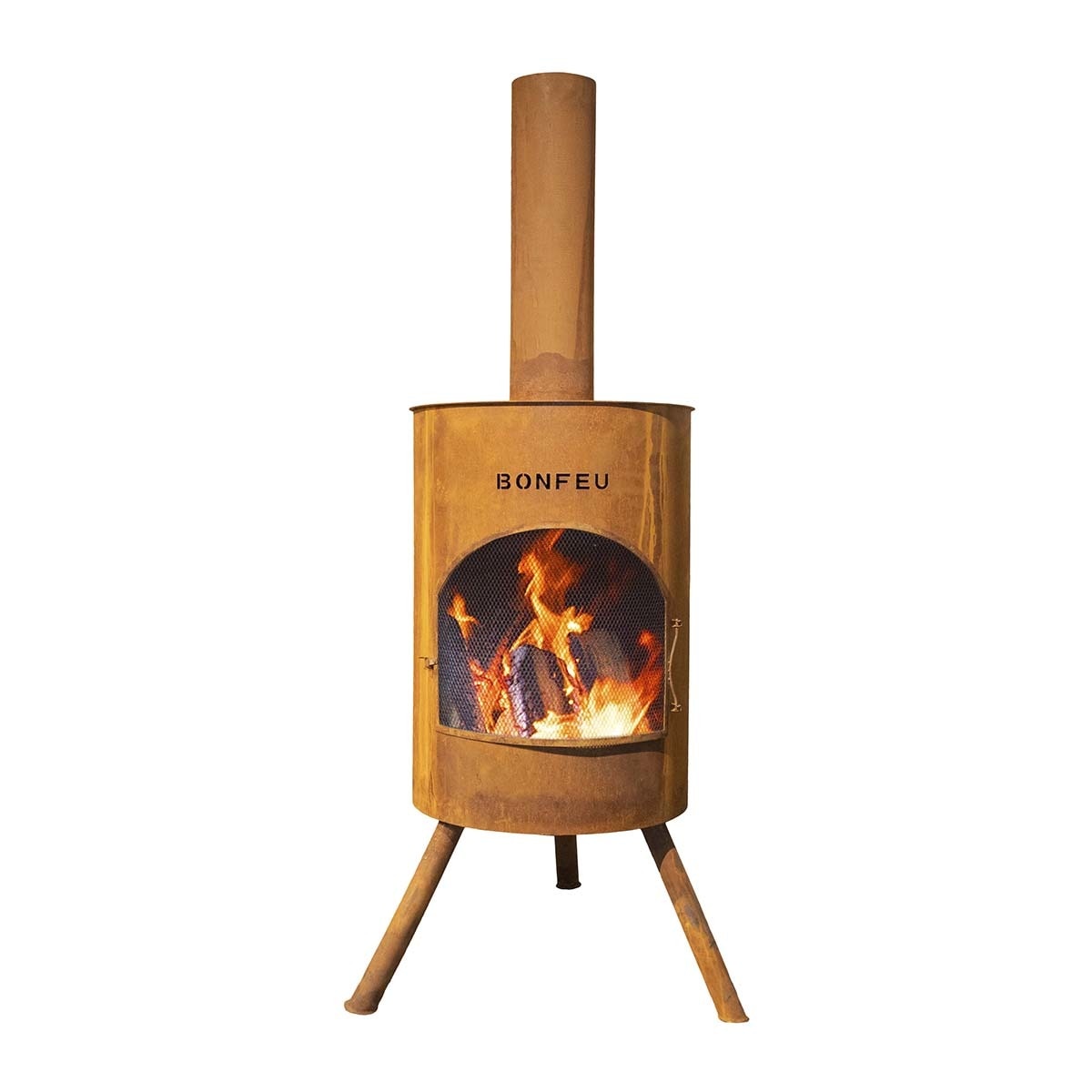 Imagen 0 de Chimenea de Leña Exterior Bonton 60 Corten