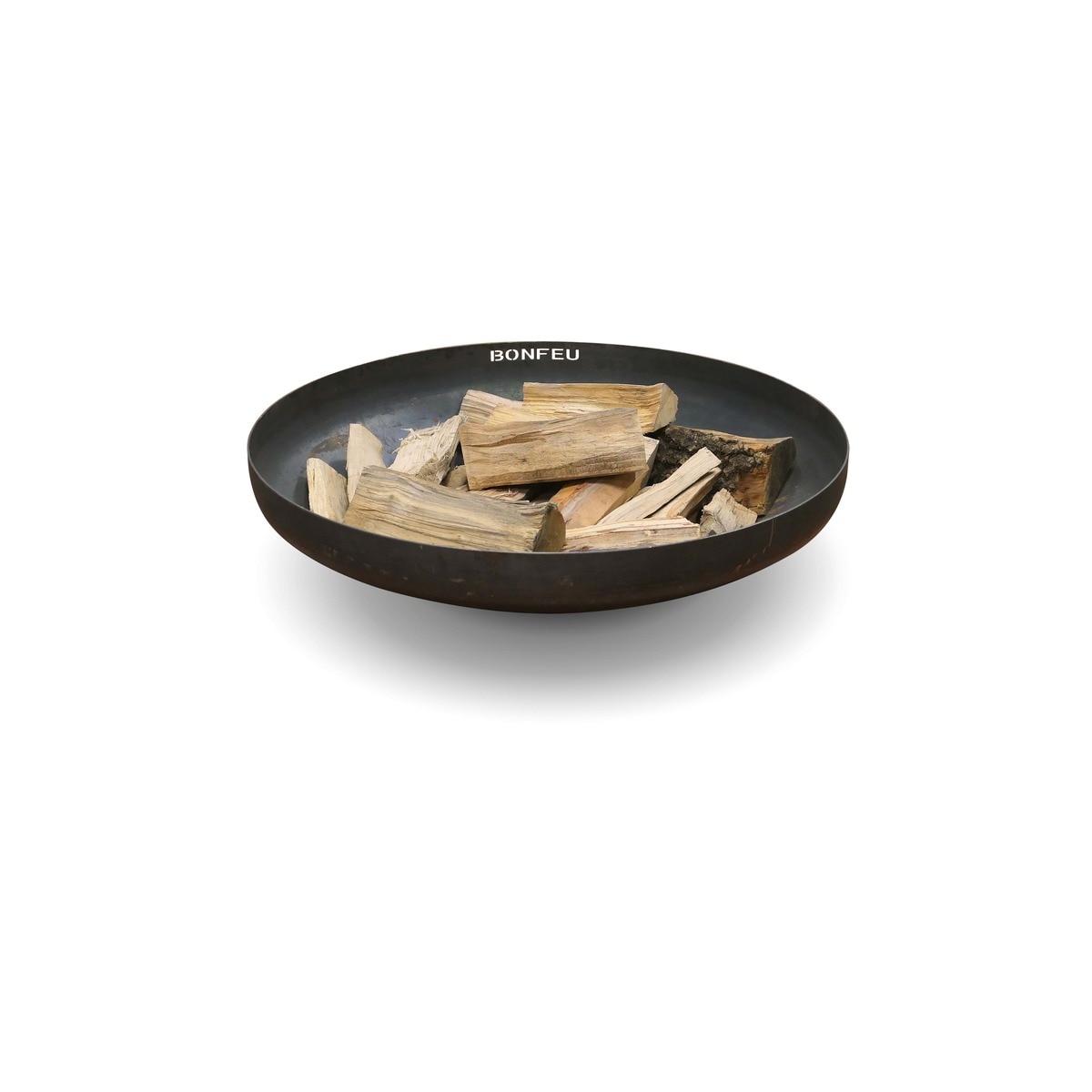 Brasero de Leña Bonbowl Acero Corten Ø 80 cm Óxido-2