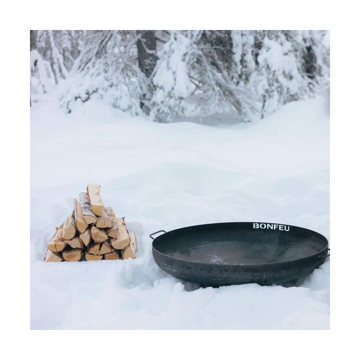 Brasero de Leña Bonbowl Plus Acero Corten Ø 60 cm Óxido-4