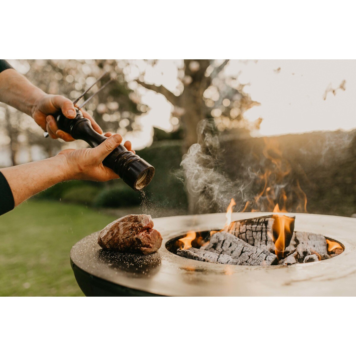 Chimenea de Leña Exterior Bonbiza Open Black Negro-7