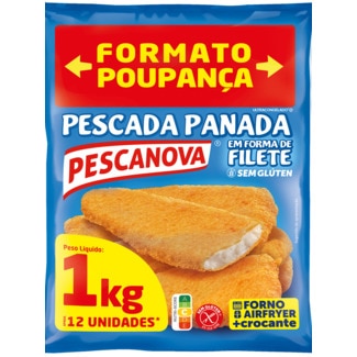 Pescada Panada em Forma de Filete embalagem 1 kg - Pescanova