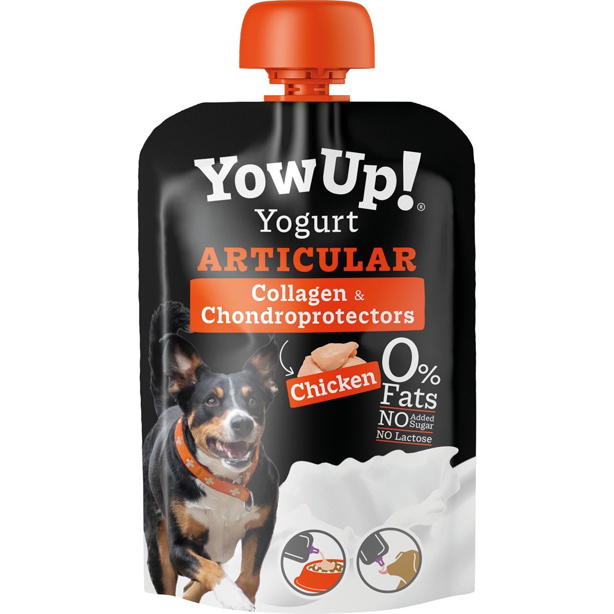 Iogurte para Cão Articular Sabor Galinha embalagem 115 g