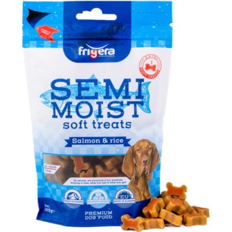 Snack Semi Húmido Salmão e Arroz embalagem 165 g - Frigera