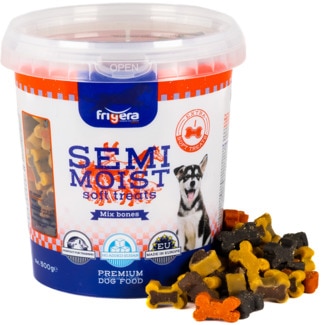 Snack Semi Húmido Mix Ossos embalagem 500 g - Frigera