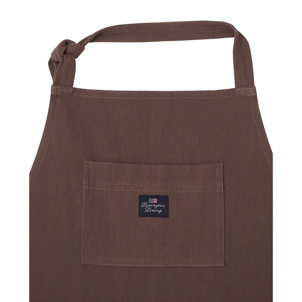 Avental de Algodão Reciclado Living F24 Castanho-3