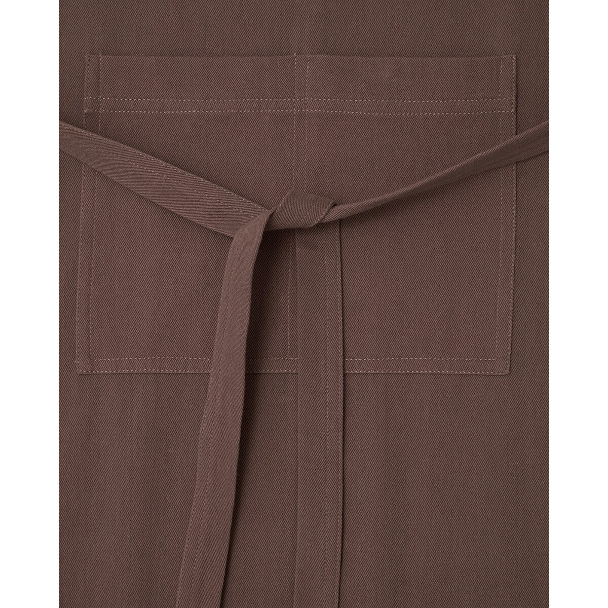 Avental de Algodão Reciclado Living F24 Castanho-2