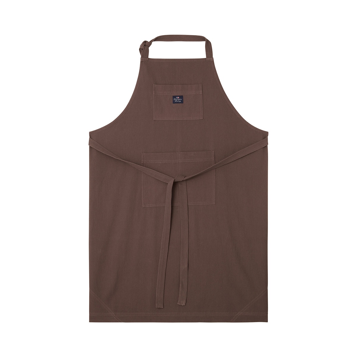 Avental de Algodão Reciclado Living F24 Castanho-1
