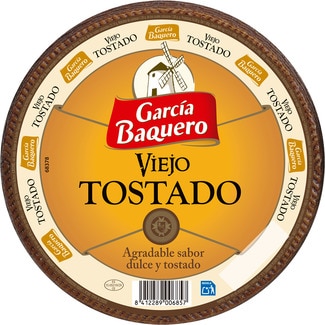 queso viejo tostado mezcla elaborado con leche pasteurizada peso aproximado pieza 3 kg - Garcia Baquero