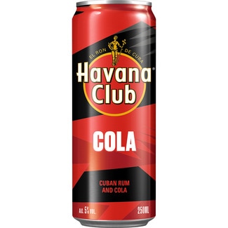 ron combinado con cola lata 25 cl - Havana Club