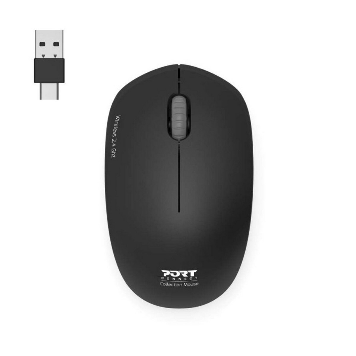 Rato Óptico Wireless Port Collection II - Graphite 1