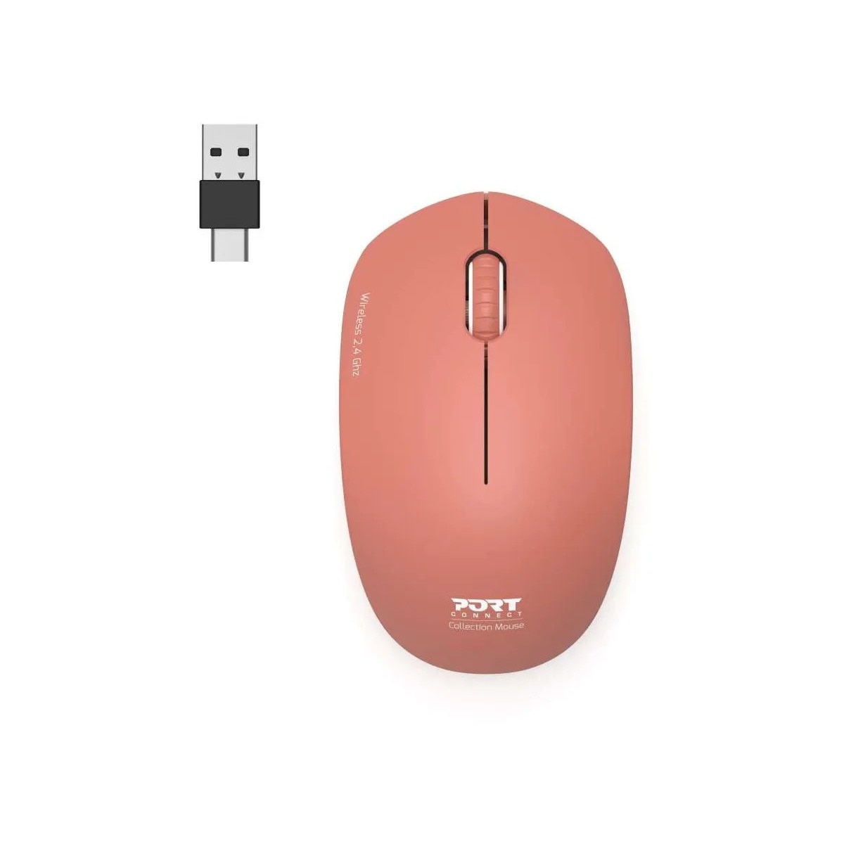 Rato Óptico Wireless Port Collection II - Terracota 4